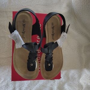 Nature Breeze Black Women's Sandals